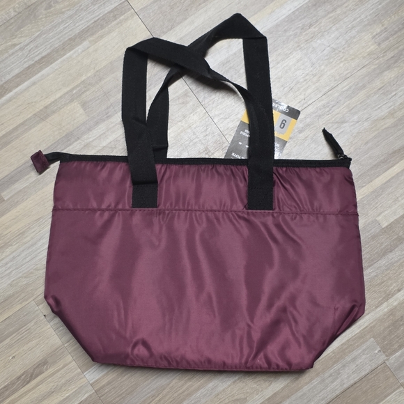 🇬🇪🔸️NWT Igloo Burgundy Soft Side Insulated Mini Essential Tote - Picture 2 of 7